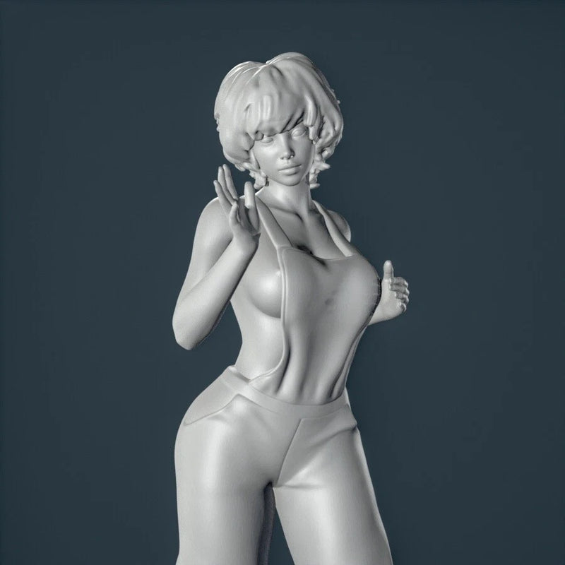 Unpainted resin figurine. Girl woman sexy bikini 1/18 1/24 1/43 1/32 Model