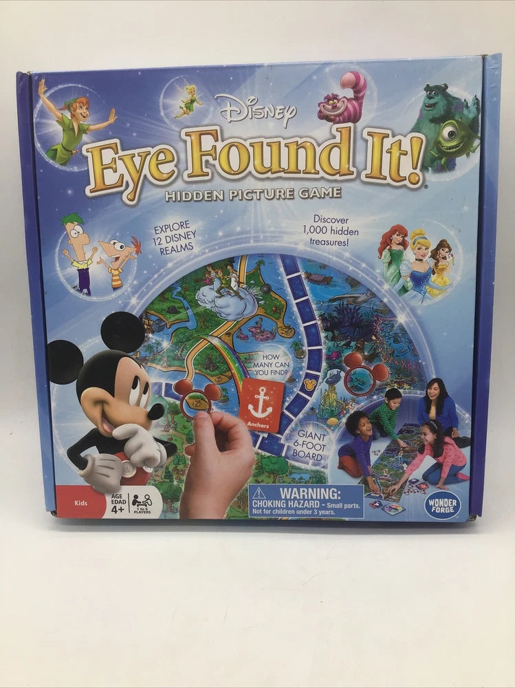 Disney Eye Found It Hidden Picture Game Giant 6ft Board 2015 100% Complete Model