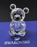 Swarovski Austrian Crystal Vintage Teddy Bear Retired Swan Logo Collectible Model