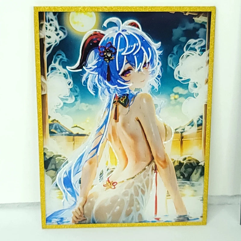Gan Yu Waifu Card National Charm Anime Wall Art Oversized Board A5 Model