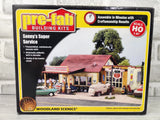 Woodland Scenics HO Sonny's Super Service Pre-Fab Building Kit PF5183 Model