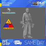 Black Snake CREW-08 1/35 USA TANK CREW WW2 Resin figure kit Model