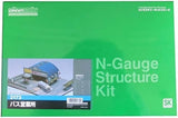 N Scale Greenmax 2173 Bus Station Building & Accessories model kit F/S w/Track# Model