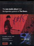 ROBBY KRIEGER "DOORS" SIGNED AUTO 81/2X11 PROMO BOARD Model