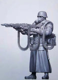 1/35 Resin Figure Sci-fi soldier with gas mask Unassembled Unpainted Model