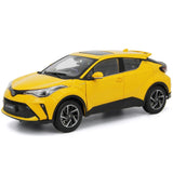 1:18 Scale Toyota CHR 2022 Yellow Diecast Model Car Paudi Collection gift Toy Model
