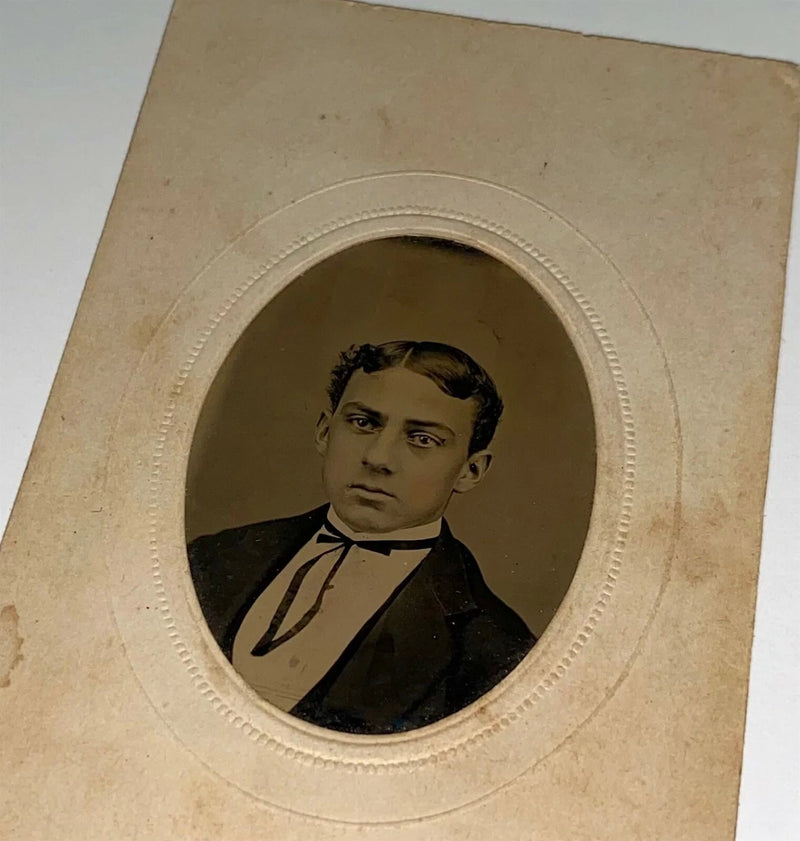 Rare Antique ID'd American VP Boston Cycle Board of Trade Tintype Photo! MA! US! Model