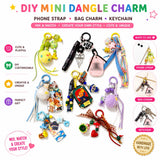DIY Mini Dangle Charm Phone Strap Bag Charm Keychain Handmade Cute Gift Charms