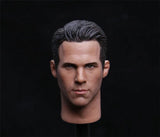 1/6 Ryan Reynolds Male Head Sculpt Model Carved For 12