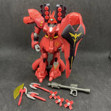 6 inch MG NEO ZEON MSN-04 MOBILE SUIT SAZABI Bandai missing sword NICE   1 Model