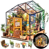 Rolife DIY Miniature Greenhouse Kits 8.4in*7.2in*7.2in, Cathy's Model