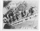 US soldiers board a ship Vintage Photo Taken from aboard the ship 8x10 Model