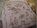 Bucilla Mary Engelbreit Mother Goose Quilt Kit Stamped Cross Stitch 45358 Sealed Model