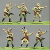 1/72 Resin Figure Soviet Union Officers and Sergeants Set 6 Figures Unpainted Model
