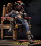 1/24 Resin Fantasy Female Pirate Captain Unassembled Unpainted Model