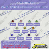 for MG Acguy Char ver Z'gok 5 PCs CJ Metal ??6.5mm Mono Eyes Detail up Parts Set Model