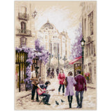 Magic Needle Zweigart Edition counted cross stitch kit "Street Musicans", 29x38c Model