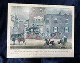 Vintage Athena Picture on soft board 70s / 80s Mail Changing Horses Walthamstow Model