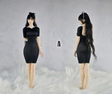 1/6Tight-fitting Dress backless ultra-thin  clothes Model  Fit 12"  Figure toys Model