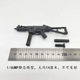 1/6 UMP Submachine Gun Plastic Model For 12" Action Figures Body Scene Model