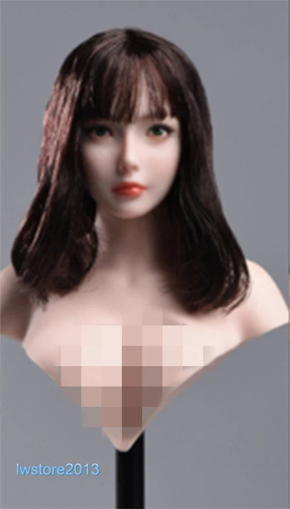 1/6 Beauty Girl Head Sculpt For 12" Female TBL PH ANT JO UD Action Figure Body Model