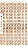 Dollhouse miniature DIY laser cut 1/12th scale daisy centers  10 and 20%  #2122 Model