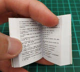 1/6 Soldier Accessories Mini Book Bjd Book Miniature Book Model Props Model