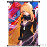 Board Card Game Pokemon Cynthia HD Print Scroll Poster Wall Art Picture Decor Model