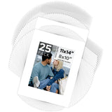 Mbc Mat Board Center Mat Board Center Pack Of 25 11X14 For 8X10 White Picture Model