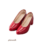 1Pair Female Fashion PU High Heels Shoes Model 1/6 12