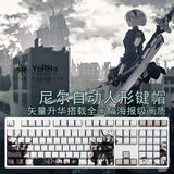 NieR:Automata Keycap PBT Translucent Cherry MX 108 Keys Set For Keyboards Gifts Model