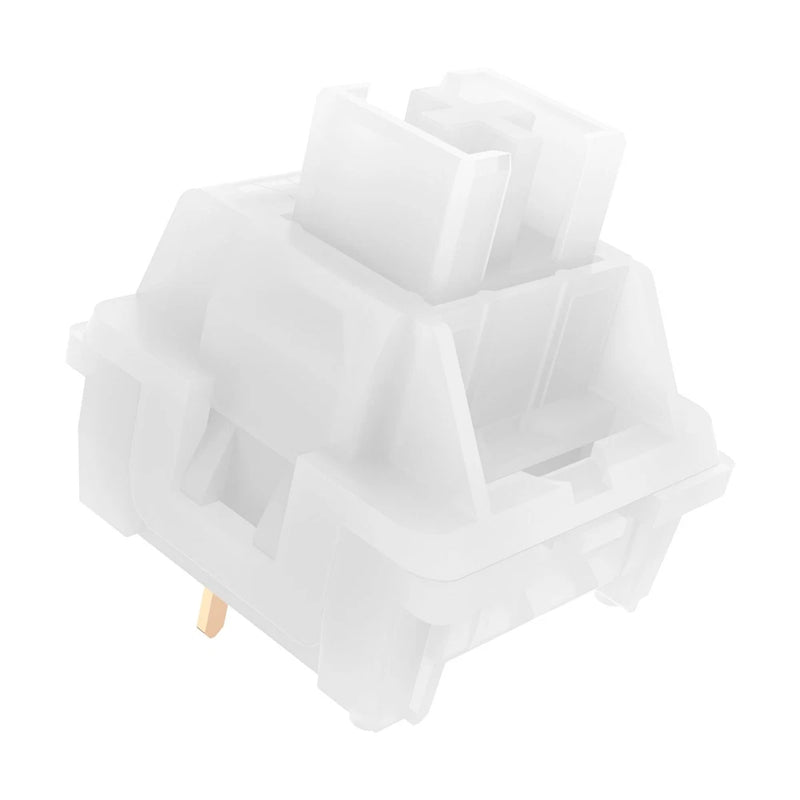 White Jade Linear Silent Switches-90Pcs,Typing/Gaming Keyboard Switches Model