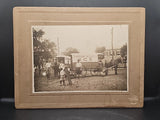 photo on board spring water ice wagon horse drawn teens 1920's 6.5x4.5 Model