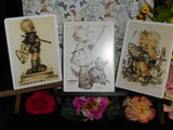 HUMMELS 911 HARMONY & LYRIC 915 TUNING UP 404 SAD SONG CERAMIC POSTCARDS/STANDS Model