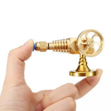 M66 Mini Steam Engine Model Kit Brass Micro Steam Engine Collection Gift Toy Model