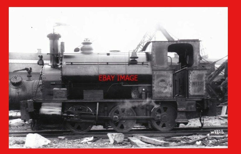 PHOTO  MERSEY DOCKS & HARBOUR BOARD MD&HB LOCO NO 12 Model