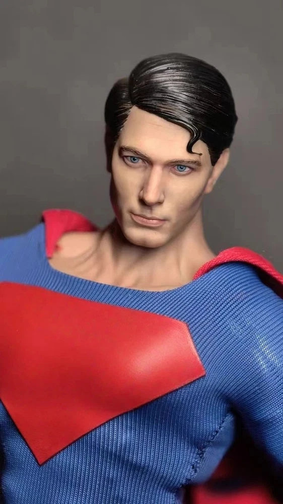 1/6 1/12th Painted Brandon Routh Handsome Hero Head Carving Model Model