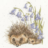 Bothy Threads counted cross stitch kit "Love And Hedgehugs", XHD138, 26x26cm, DI Model