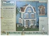 Greenleaf Willowcrest Wooden Dollhouse Kit Victorian Open Box Vintage 1" to 1' Model