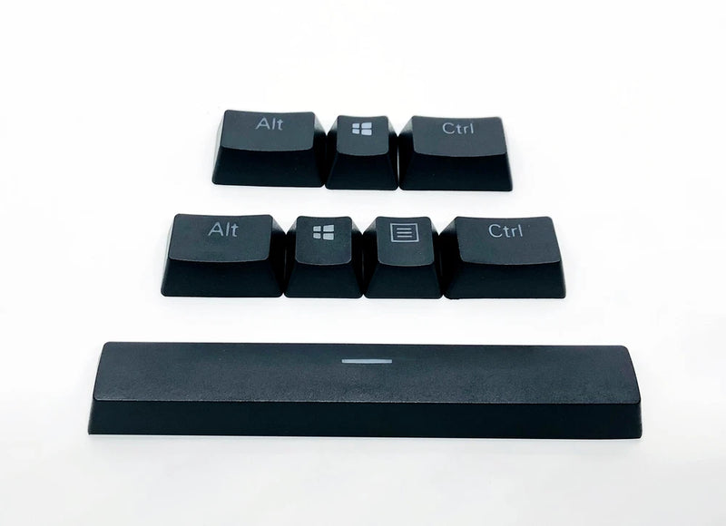 8 Keys PBT Backlit KeyCaps Set Spacebar Ctrl for Razer Mechanical Keyboards Model