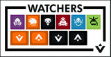 New DSA Overcast Artisan Custom Keycap Set Drop Blizzard Overwatch Watchers kit Model