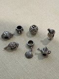 Lot Of 7 Misc. 925 Charms Charms