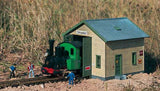 Piko 62044 G Red River Locomotive Shed Building Kit Model