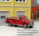 HO 1:87 Sylvan Scale Models V-408 - 1953-56 Mack B Closed Cab Fire Pumper -KIT Model
