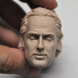 1/6 Unpainted Rick Movie Head Sculpt Model Fit 12in Figures Model