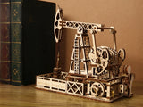 DIY Wooden Oil Pump Puzzle ?C Mechanical 3D Model Kit for Adults & Teens Model