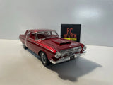 Maisto 1:18 Scale 1963 Dodge 330 Diecast Model Car Red Custom Hot Rod. Model