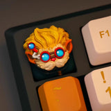 League of Legends Timo Heimerdinger Resin Keycaps 3D Customization Model