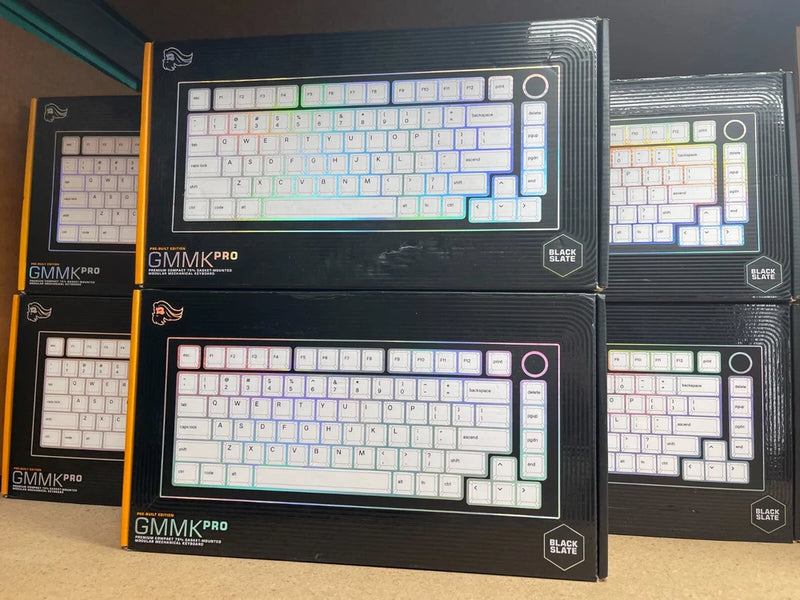 Glorious GMMK PRO 75 TKL 75% Pre-Built Gaming Keyboard - Black Model