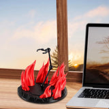 Fire Effect for Displaying Toy Models Assembly Doll Rack Action Figure Stand red Model